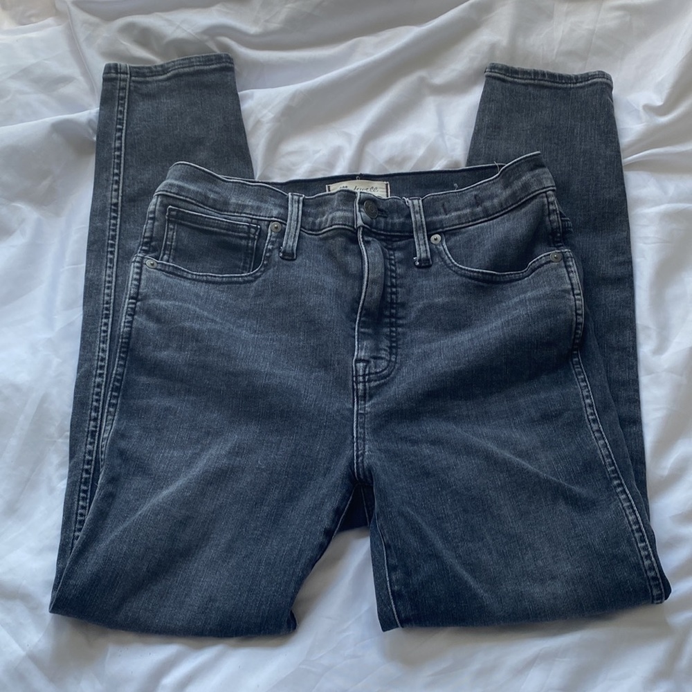 10" High Rise Madewell Skinny Crop Jeans